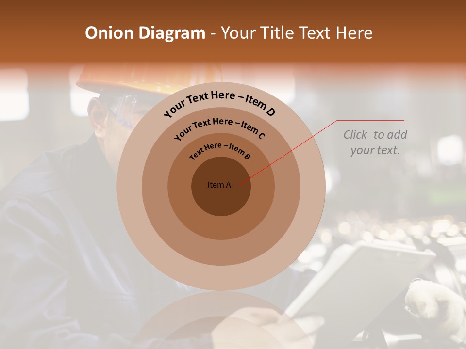 Man Equipment Smile PowerPoint Template