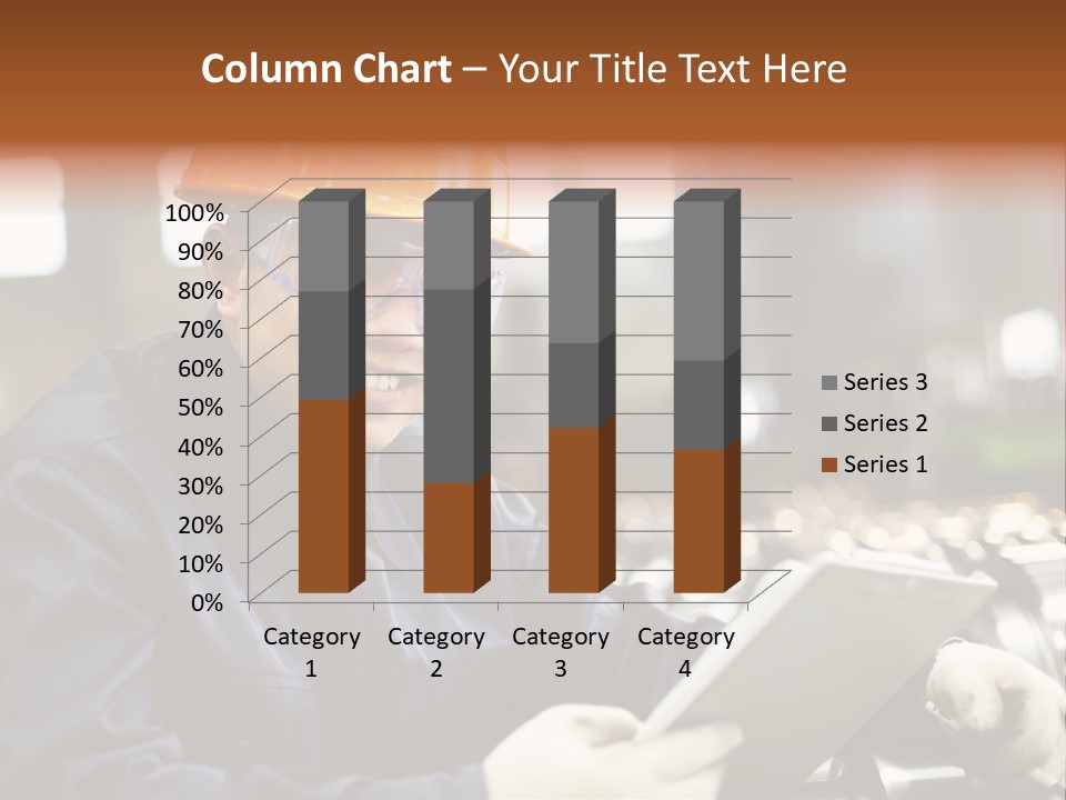 Man Equipment Smile PowerPoint Template