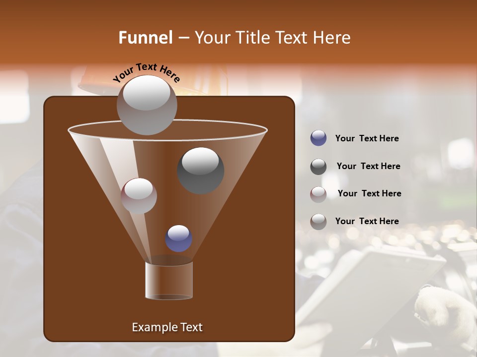 Man Equipment Smile PowerPoint Template