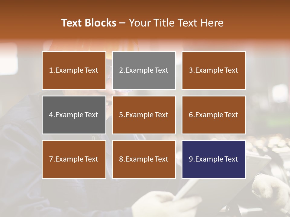 Man Equipment Smile PowerPoint Template