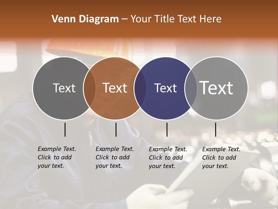Man Equipment Smile PowerPoint Template