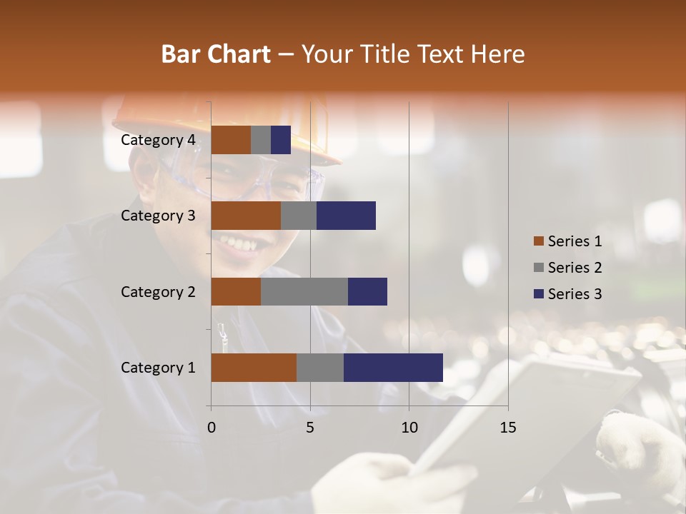 Man Equipment Smile PowerPoint Template