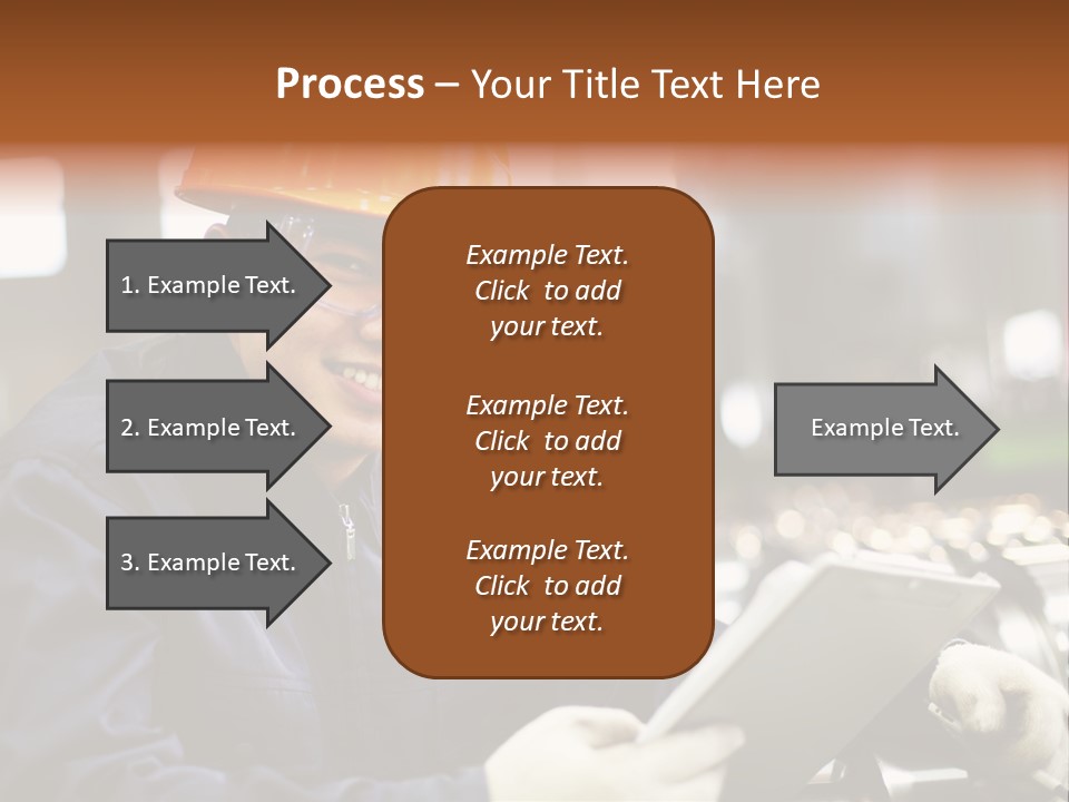 Man Equipment Smile PowerPoint Template