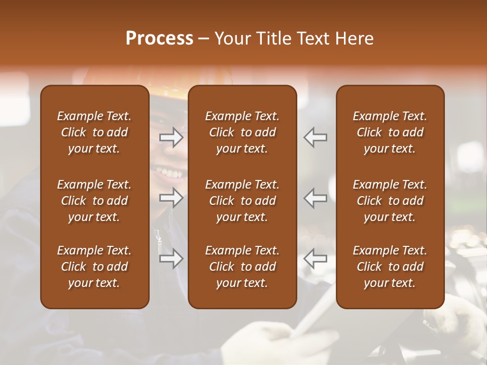 Man Equipment Smile PowerPoint Template