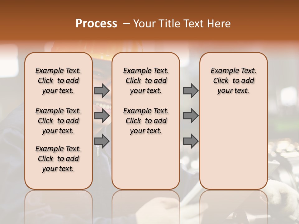 Man Equipment Smile PowerPoint Template