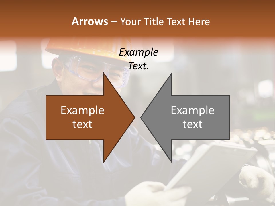 Man Equipment Smile PowerPoint Template