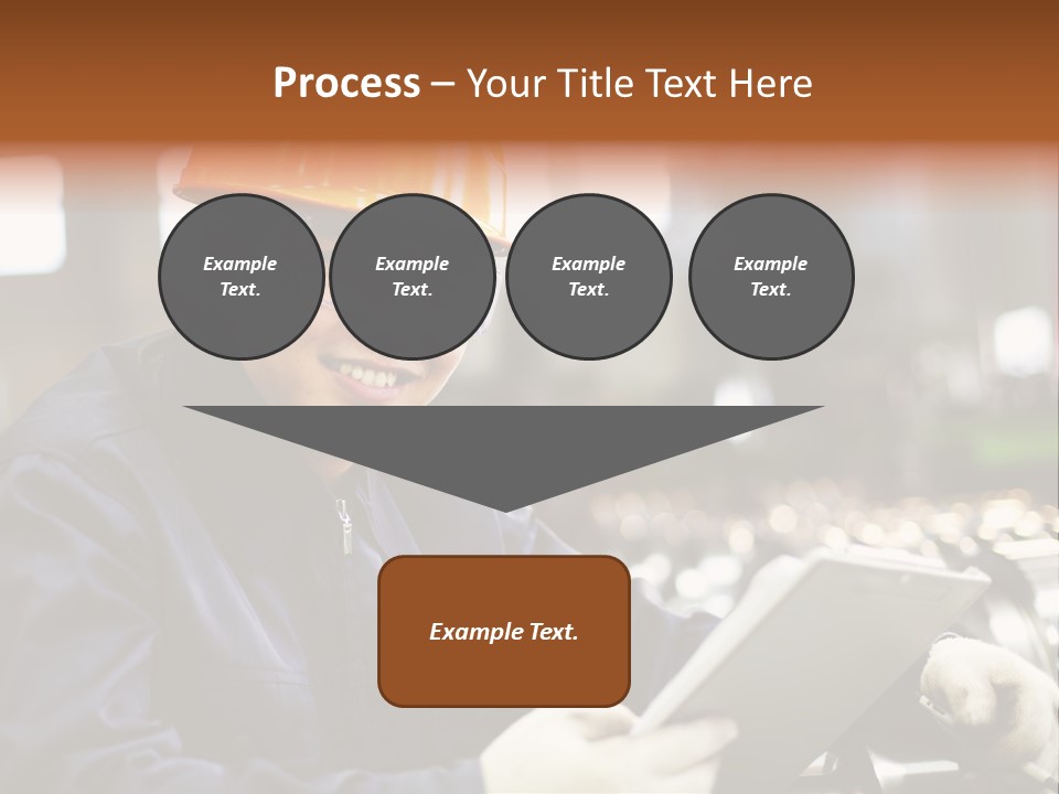 Man Equipment Smile PowerPoint Template