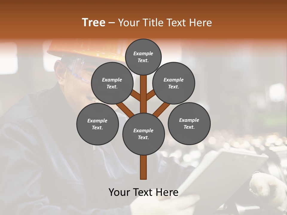 Man Equipment Smile PowerPoint Template