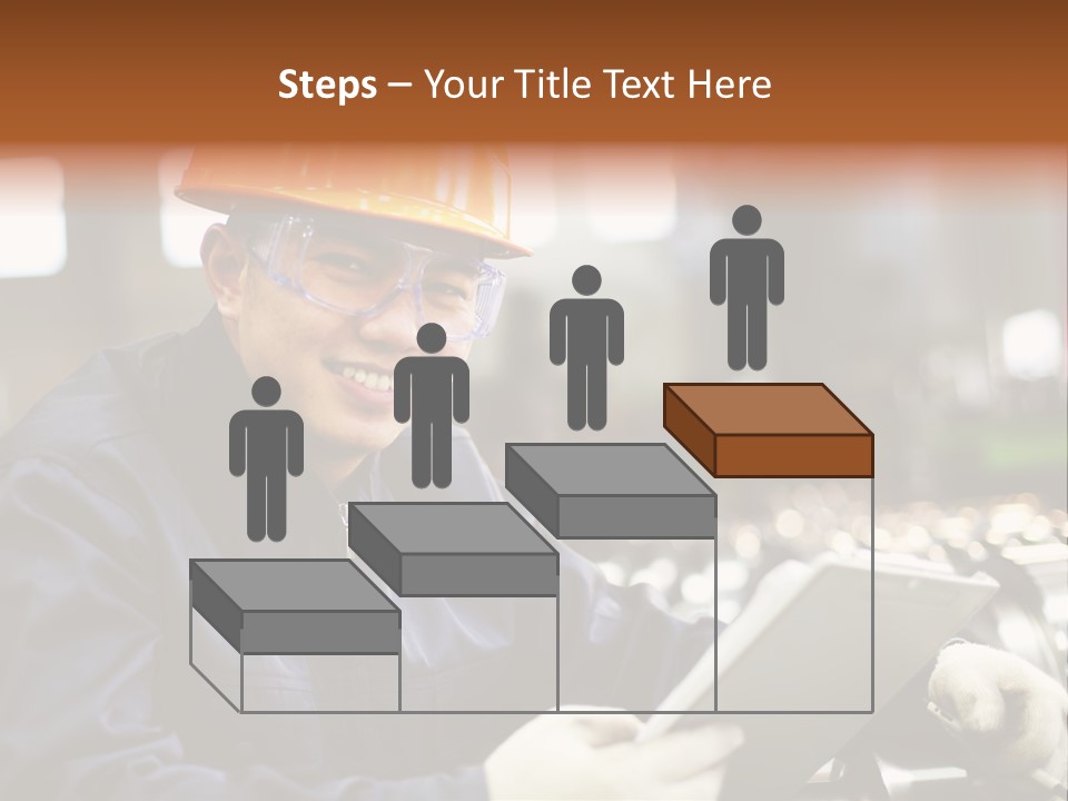 Man Equipment Smile PowerPoint Template