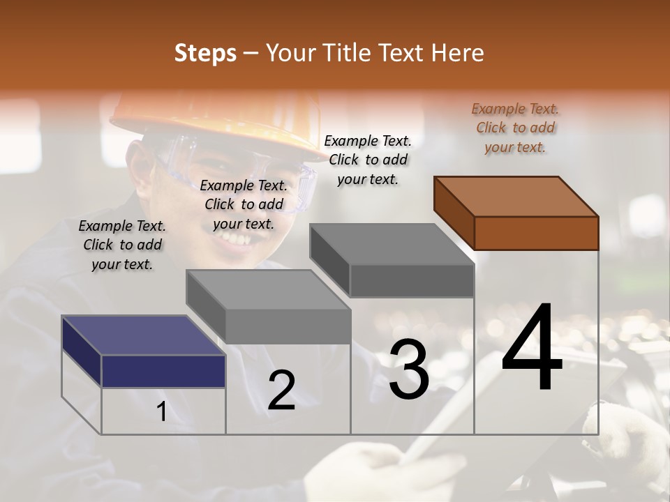 Man Equipment Smile PowerPoint Template