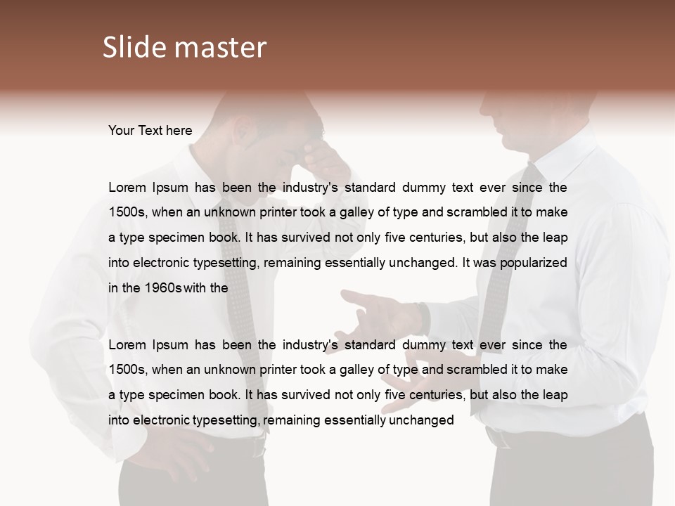 Together Body Discussing PowerPoint Template