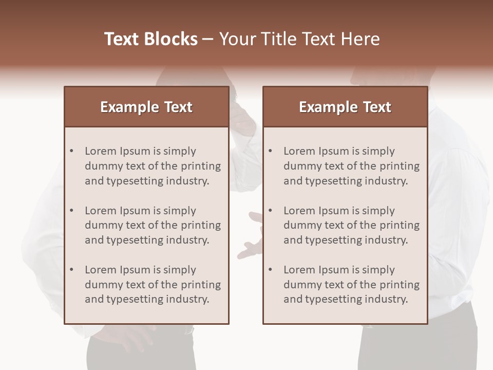 Together Body Discussing PowerPoint Template