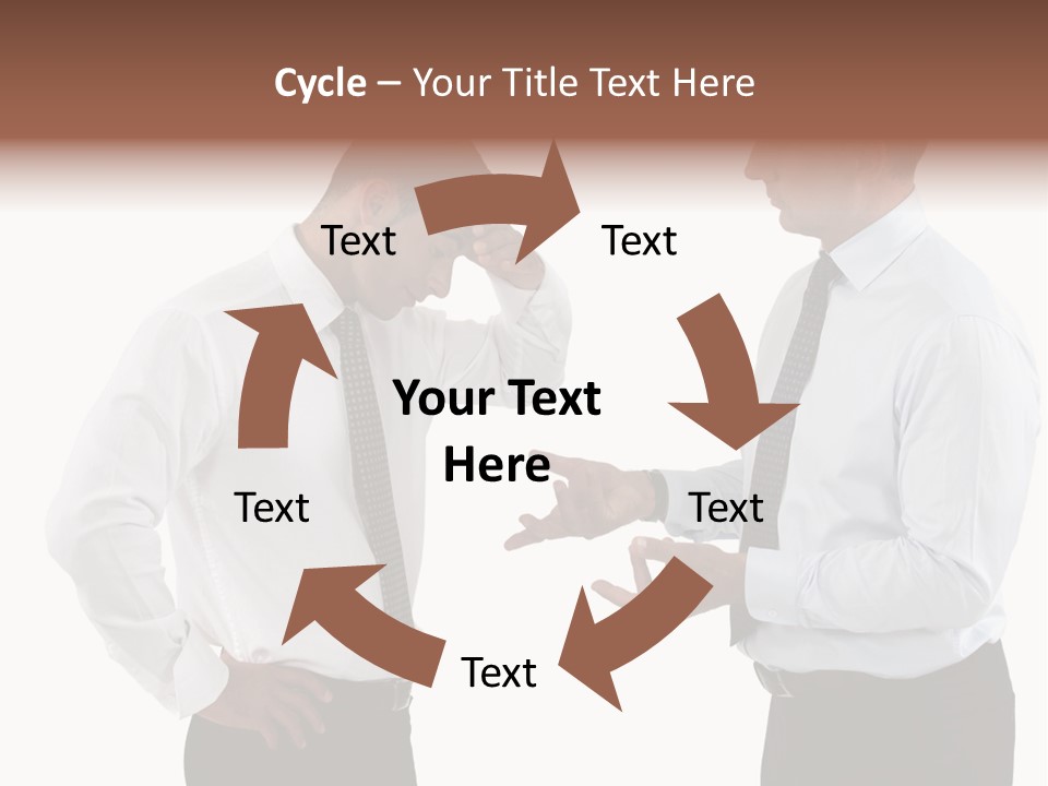 Together Body Discussing PowerPoint Template