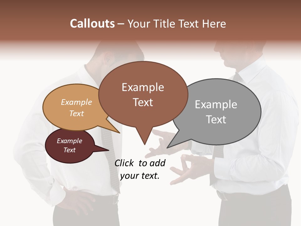 Together Body Discussing PowerPoint Template