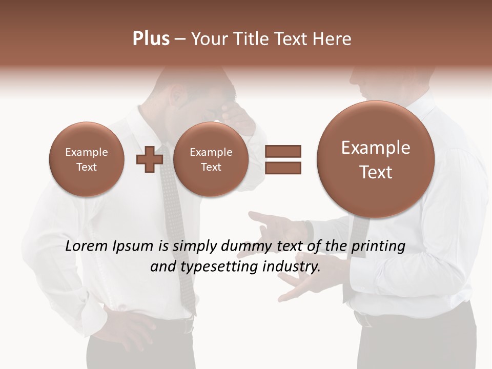 Together Body Discussing PowerPoint Template