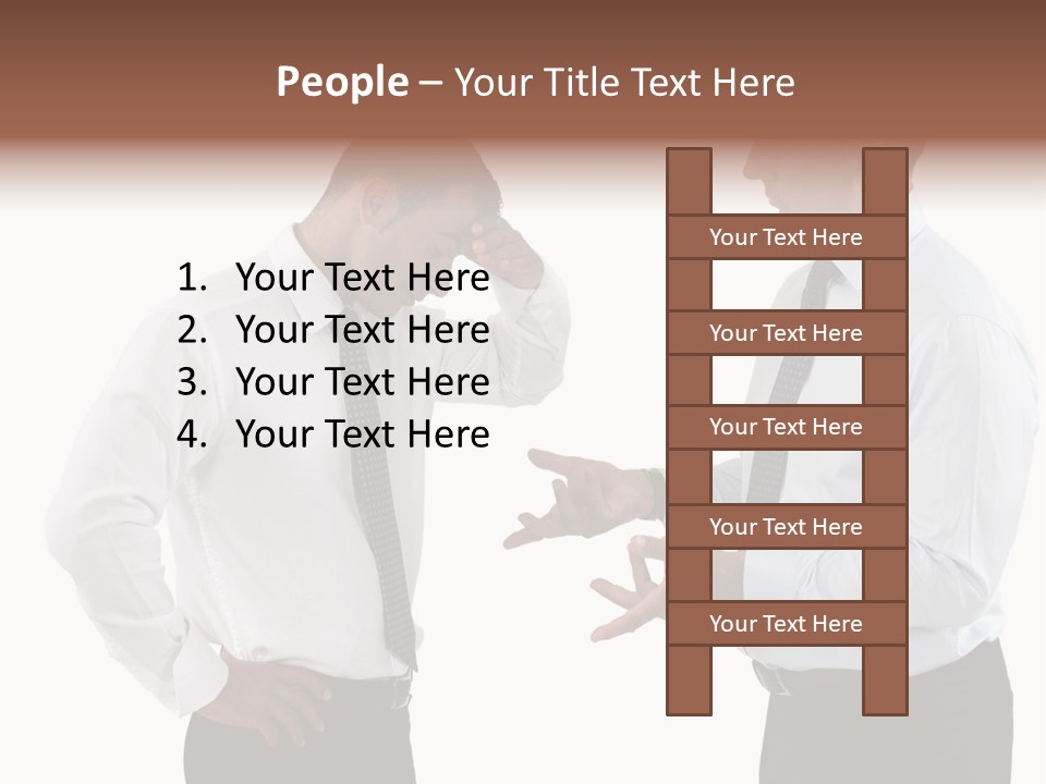 Together Body Discussing PowerPoint Template