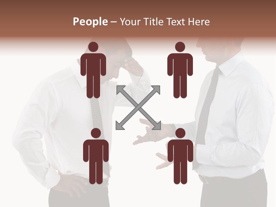 Together Body Discussing PowerPoint Template