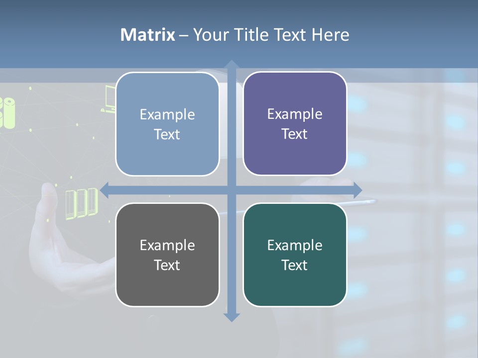 Technology Business Server PowerPoint Template