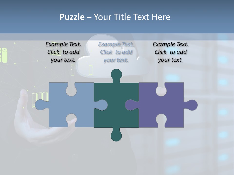 Technology Business Server PowerPoint Template