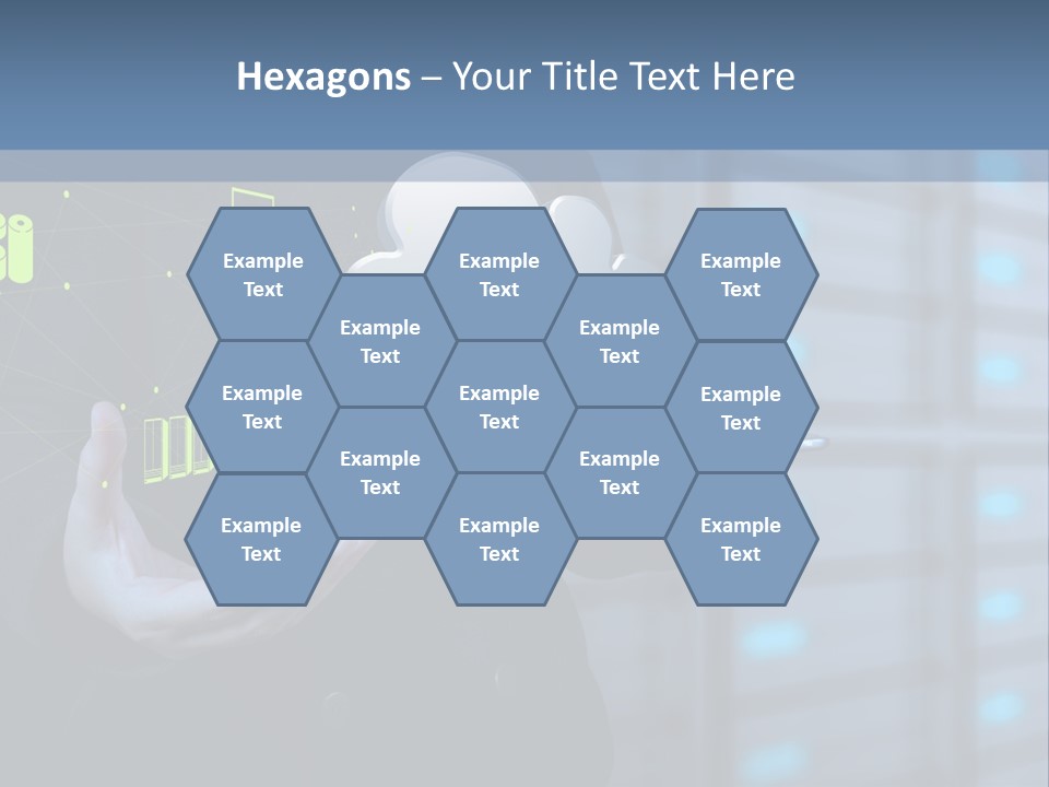 Technology Business Server PowerPoint Template