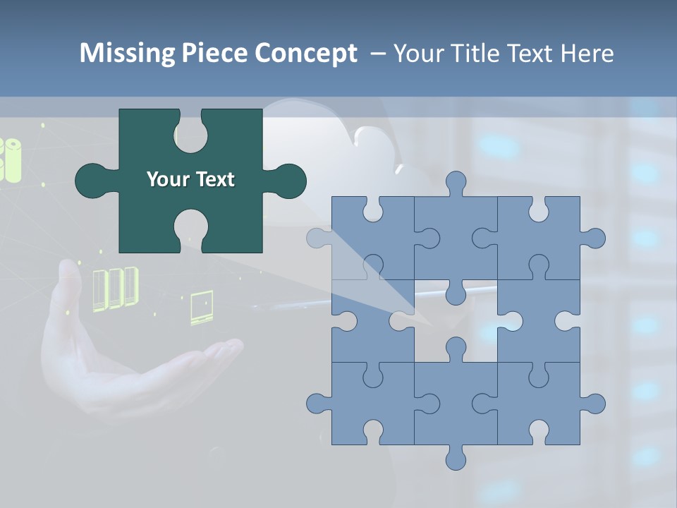 Technology Business Server PowerPoint Template