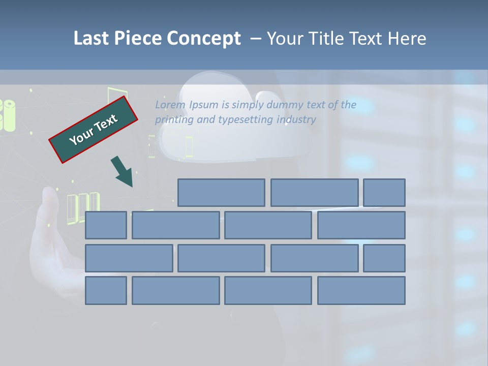 Technology Business Server PowerPoint Template