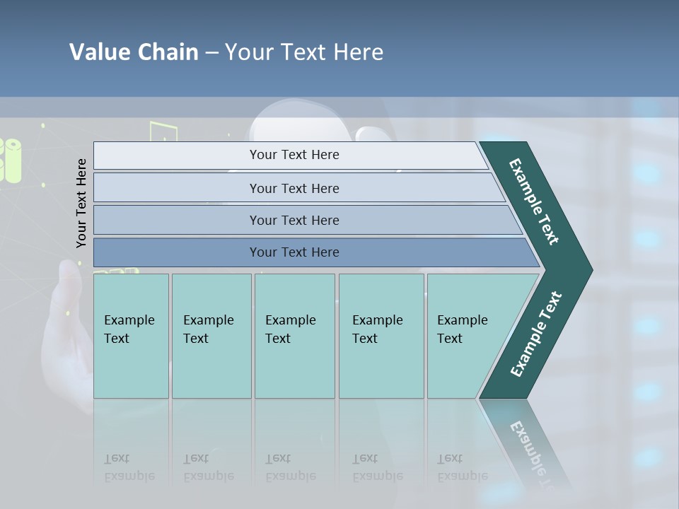 Technology Business Server PowerPoint Template
