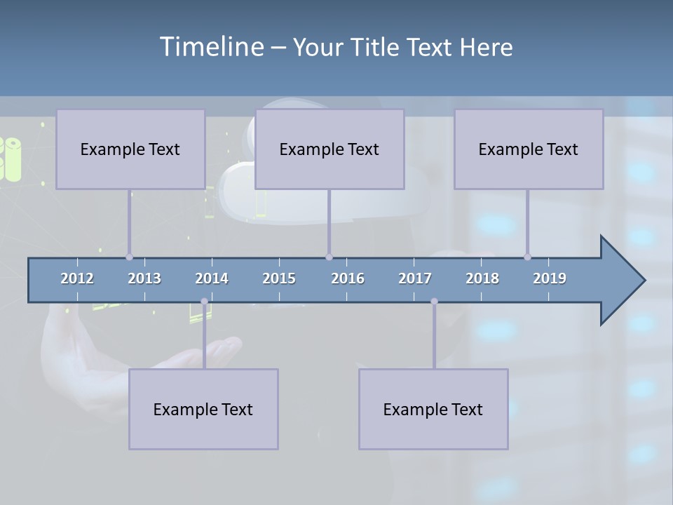 Technology Business Server PowerPoint Template