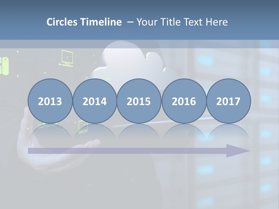 Technology Business Server PowerPoint Template
