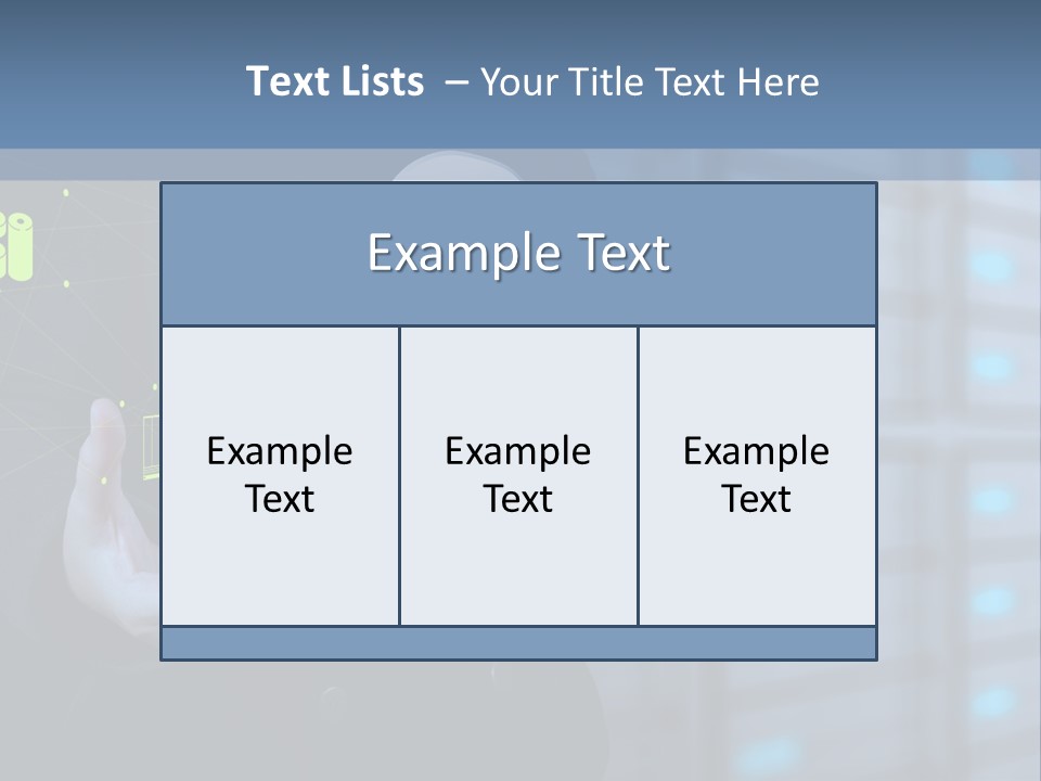 Technology Business Server PowerPoint Template