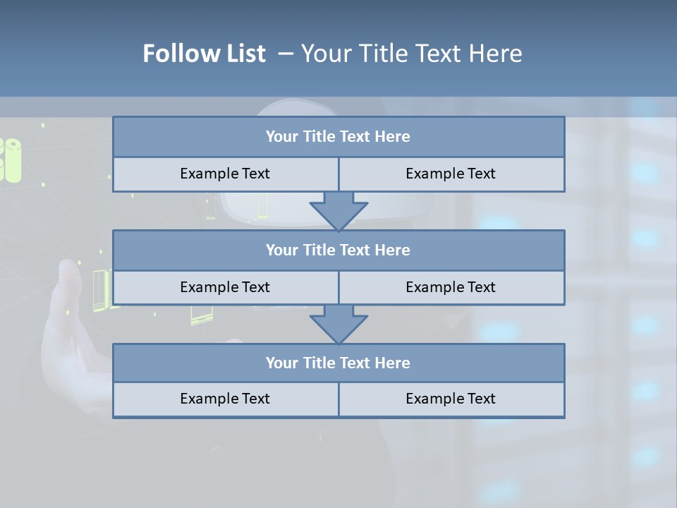 Technology Business Server PowerPoint Template
