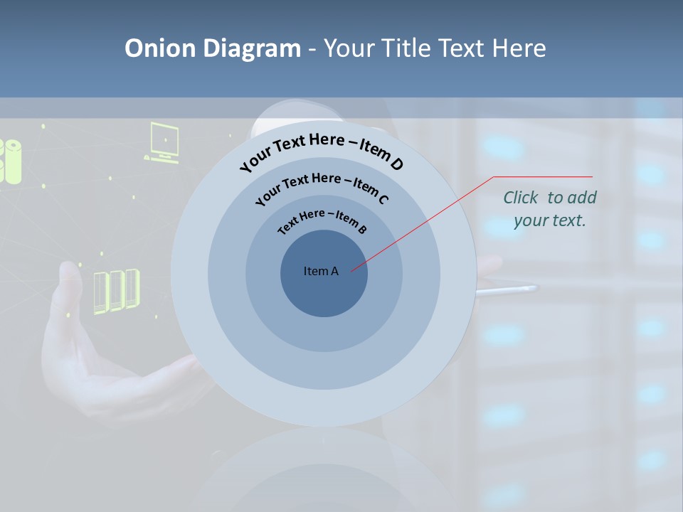 Technology Business Server PowerPoint Template