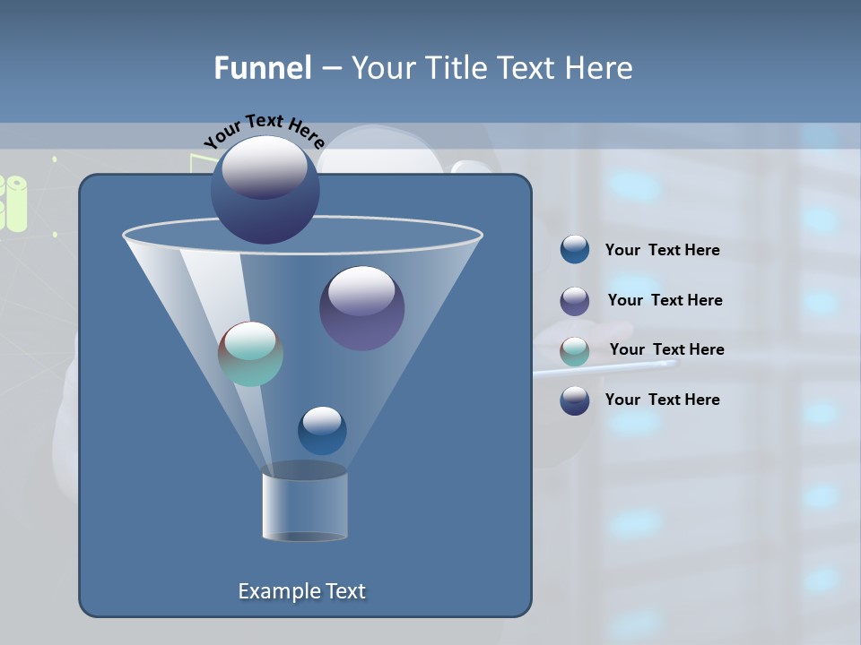 Technology Business Server PowerPoint Template