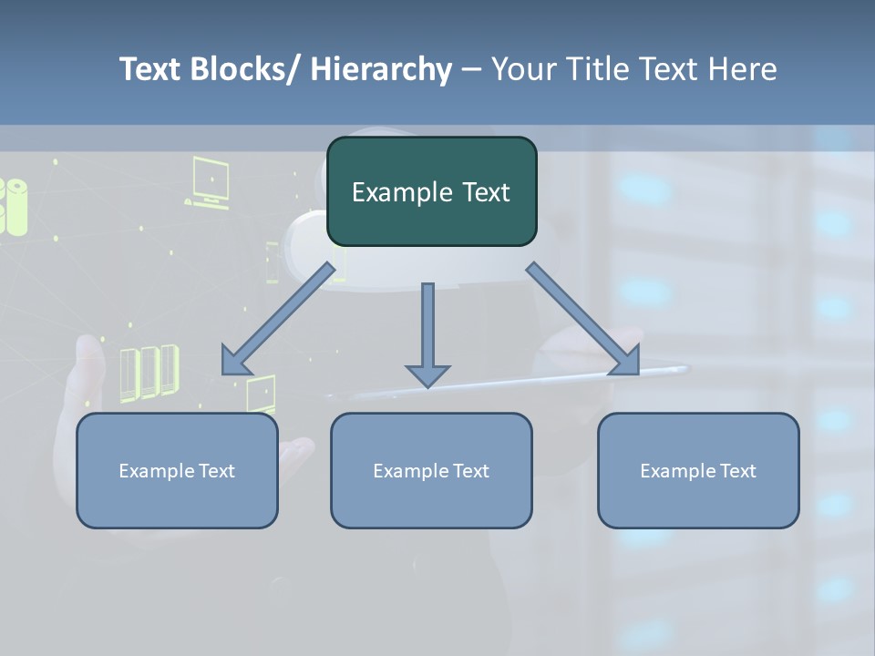 Technology Business Server PowerPoint Template