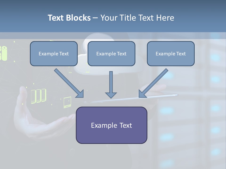 Technology Business Server PowerPoint Template