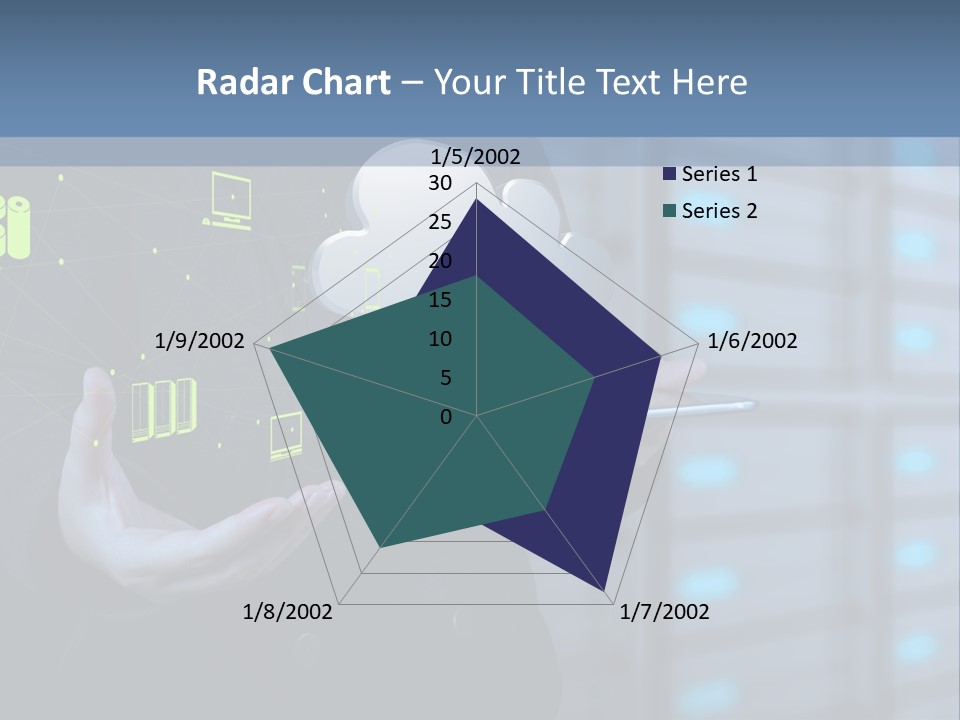 Technology Business Server PowerPoint Template