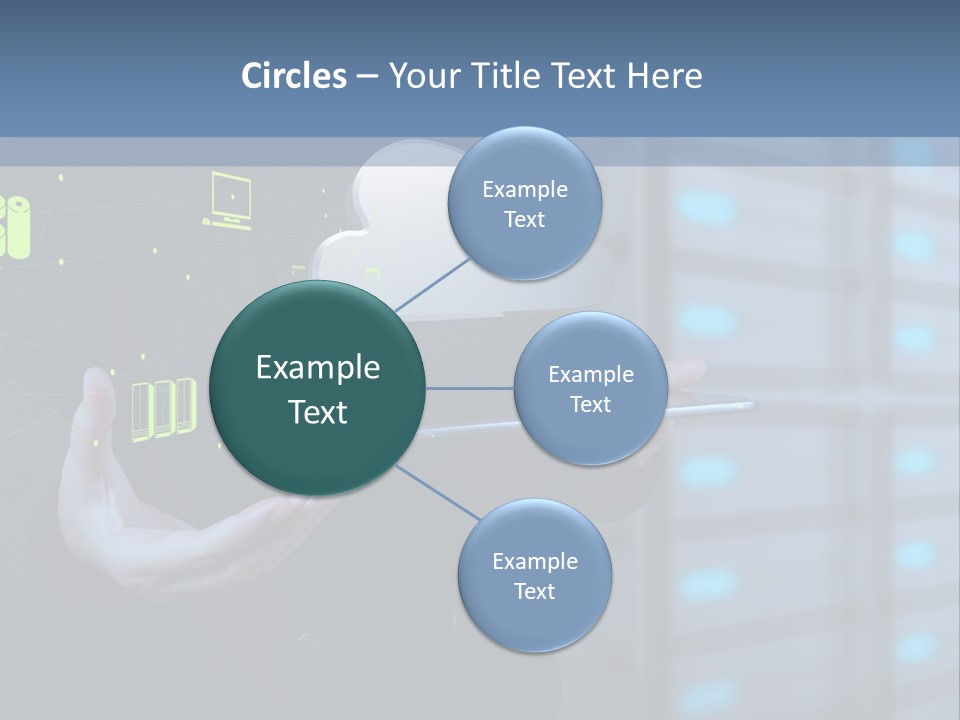 Technology Business Server PowerPoint Template