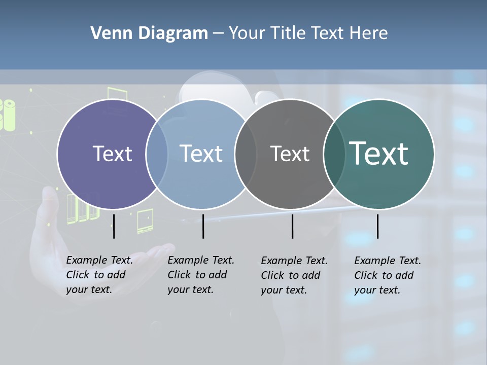 Technology Business Server PowerPoint Template