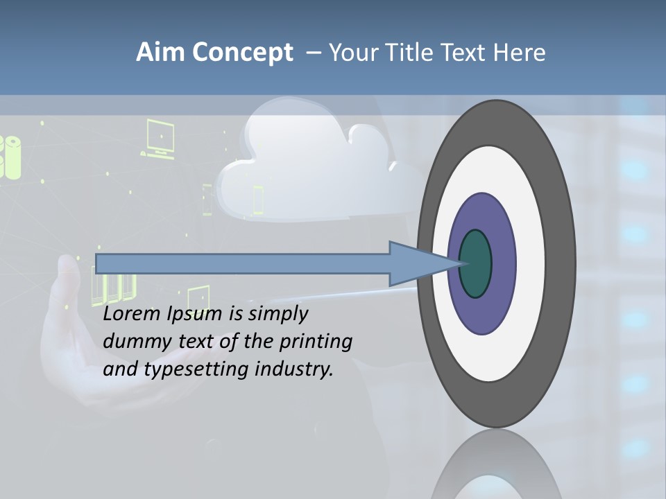 Technology Business Server PowerPoint Template