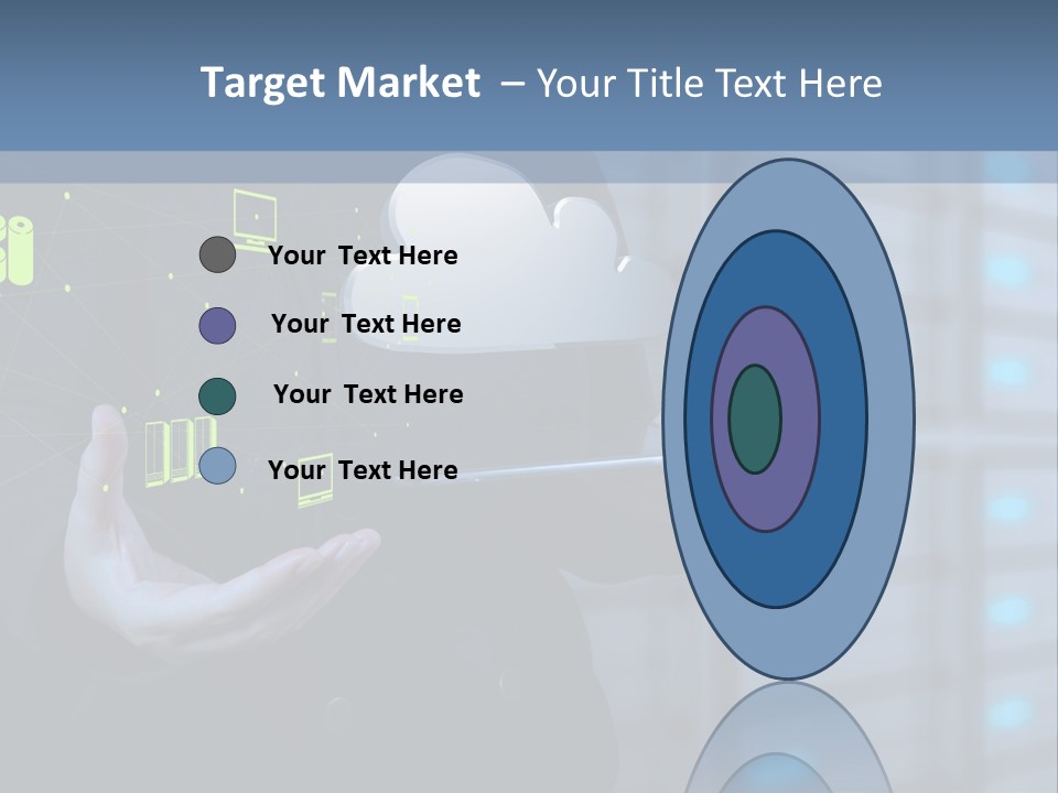 Technology Business Server PowerPoint Template