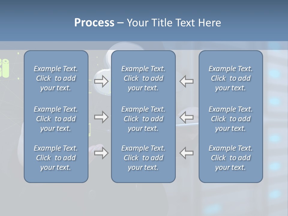 Technology Business Server PowerPoint Template