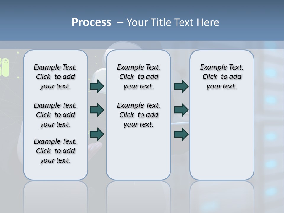 Technology Business Server PowerPoint Template