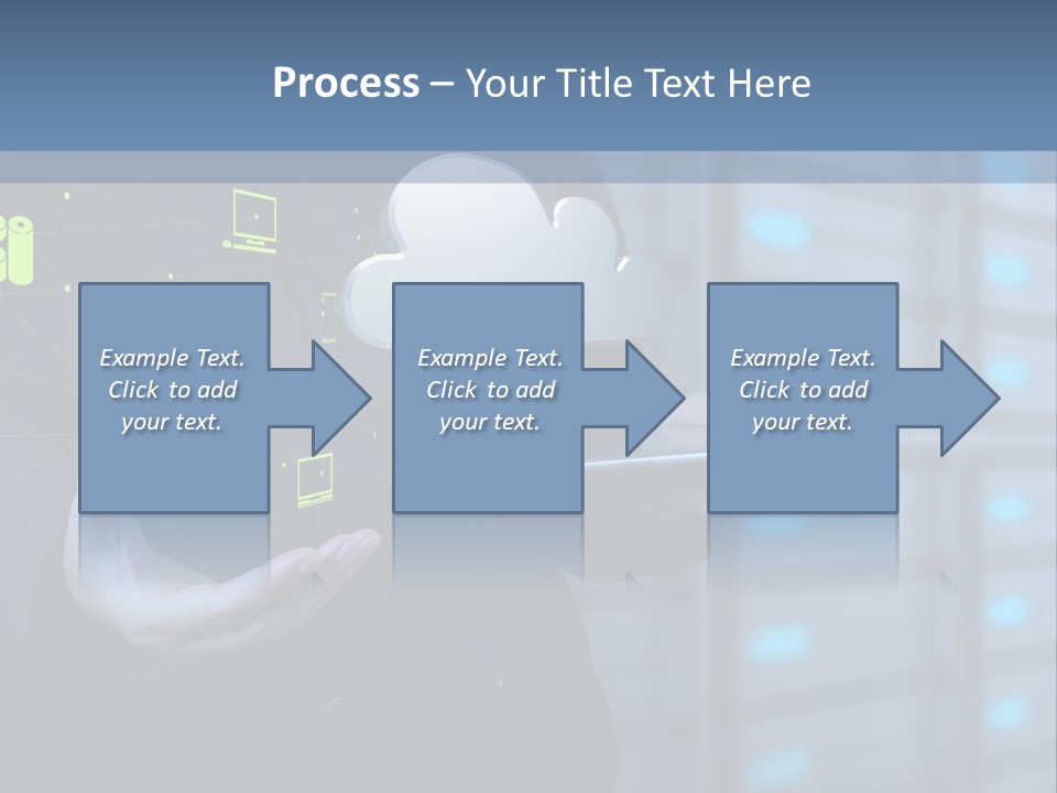 Technology Business Server PowerPoint Template
