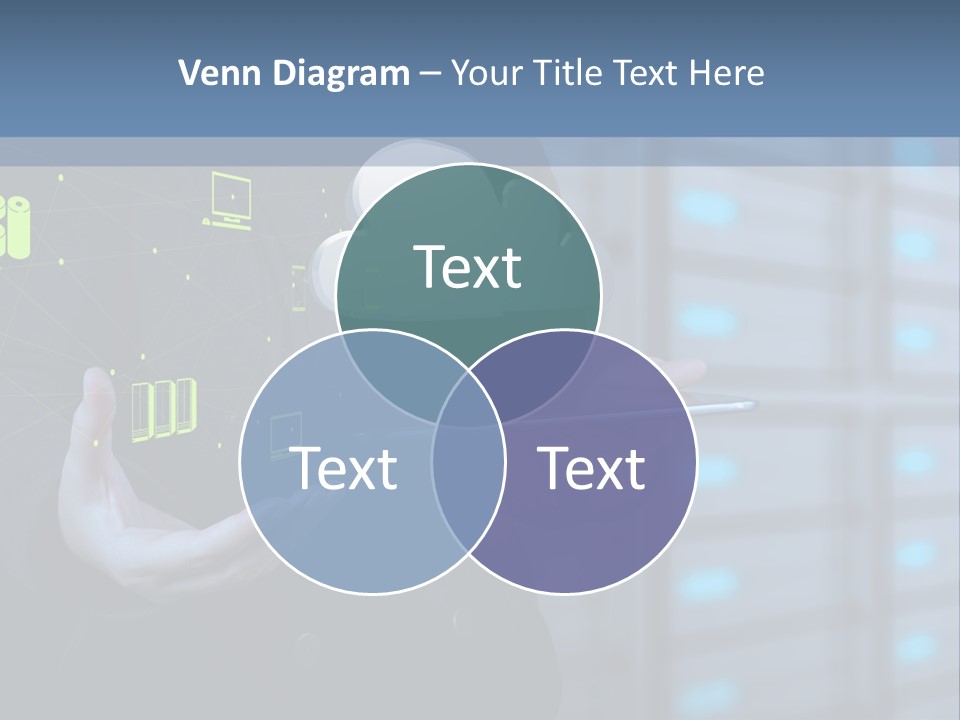 Technology Business Server PowerPoint Template