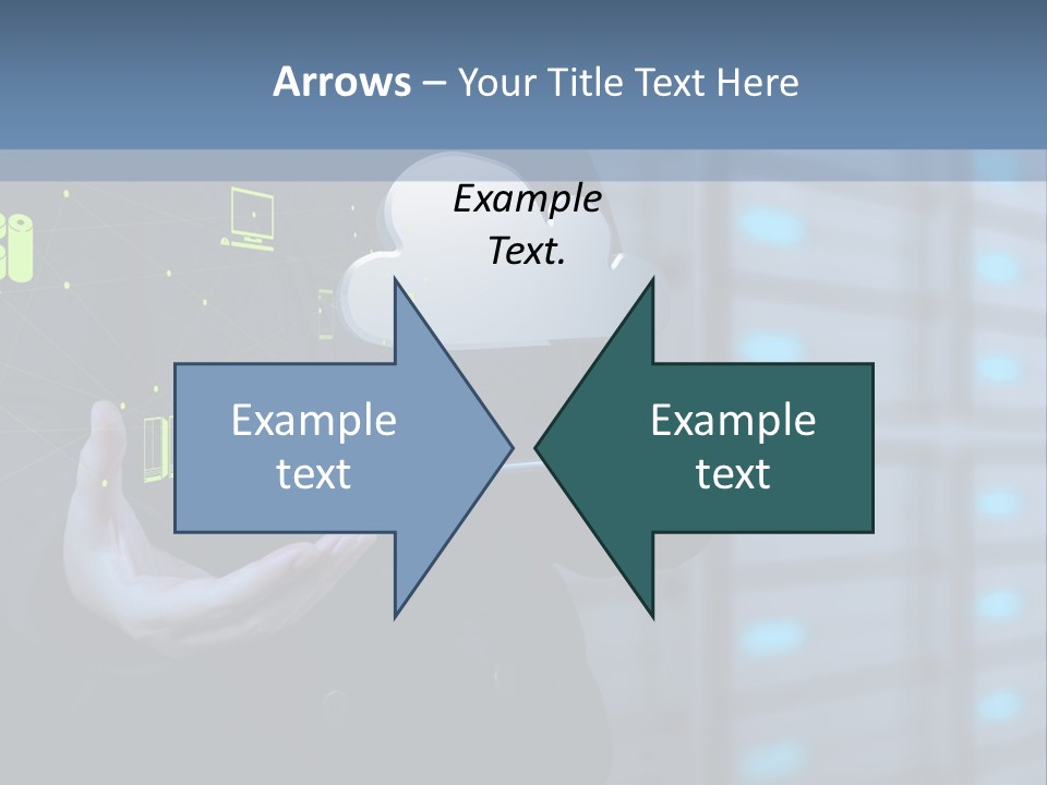 Technology Business Server PowerPoint Template