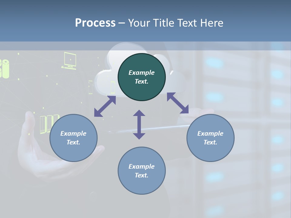 Technology Business Server PowerPoint Template