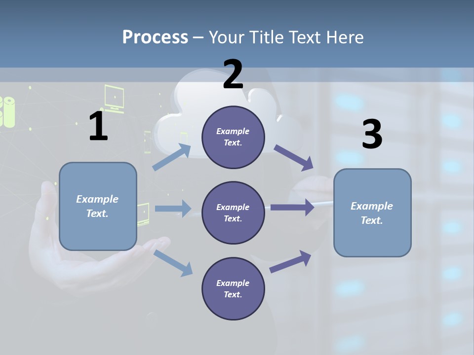 Technology Business Server PowerPoint Template