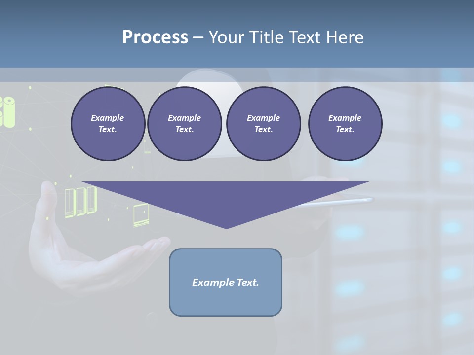Technology Business Server PowerPoint Template