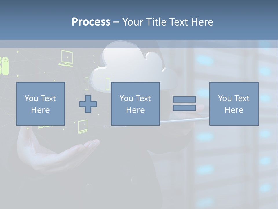 Technology Business Server PowerPoint Template