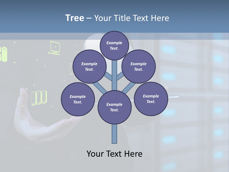 Technology Business Server PowerPoint Template